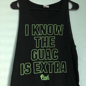 I know the guacamole is extra tank